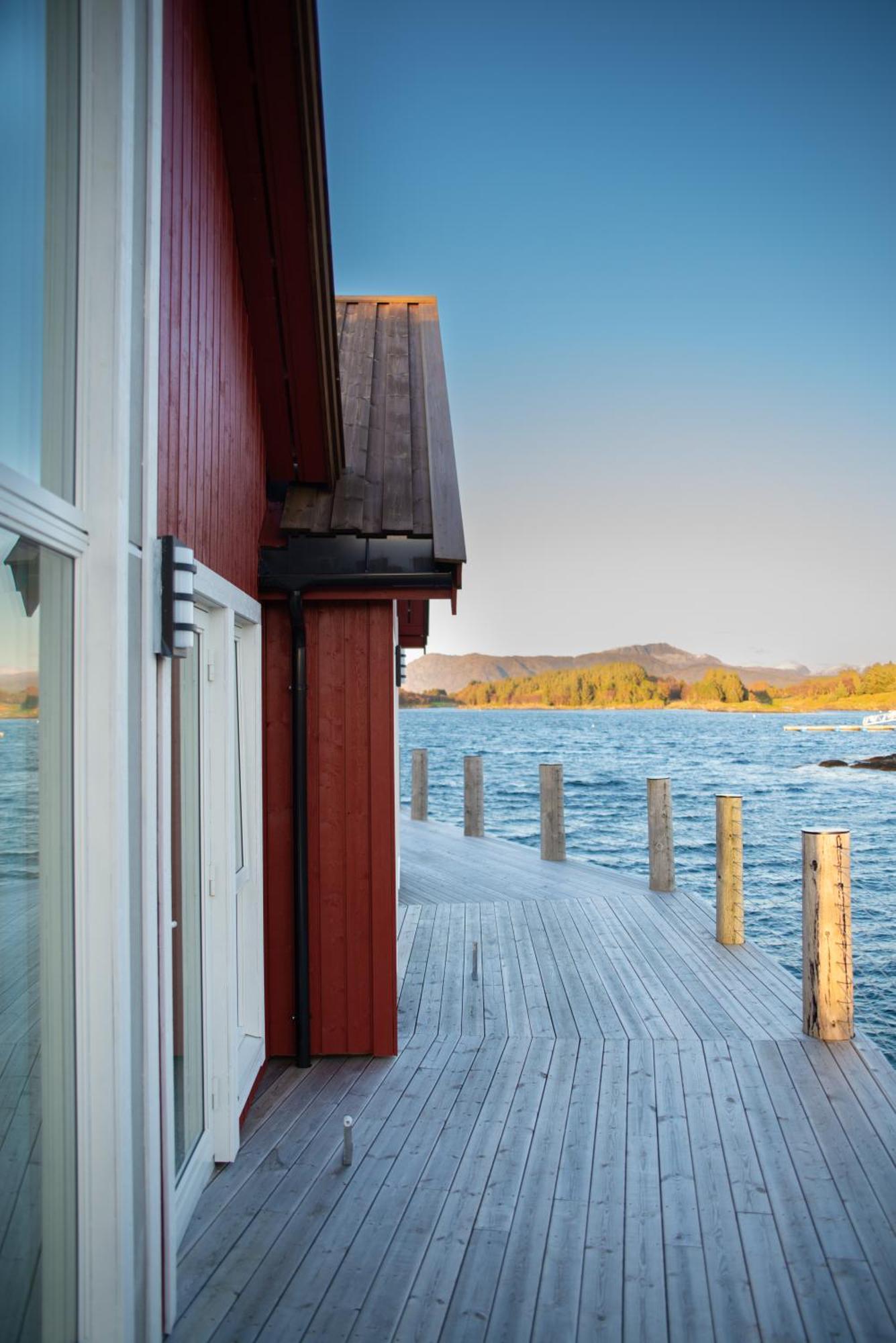 Norsk Havbrukssenter - Rorbuer Hotel Bronnoysund Bagian luar foto
